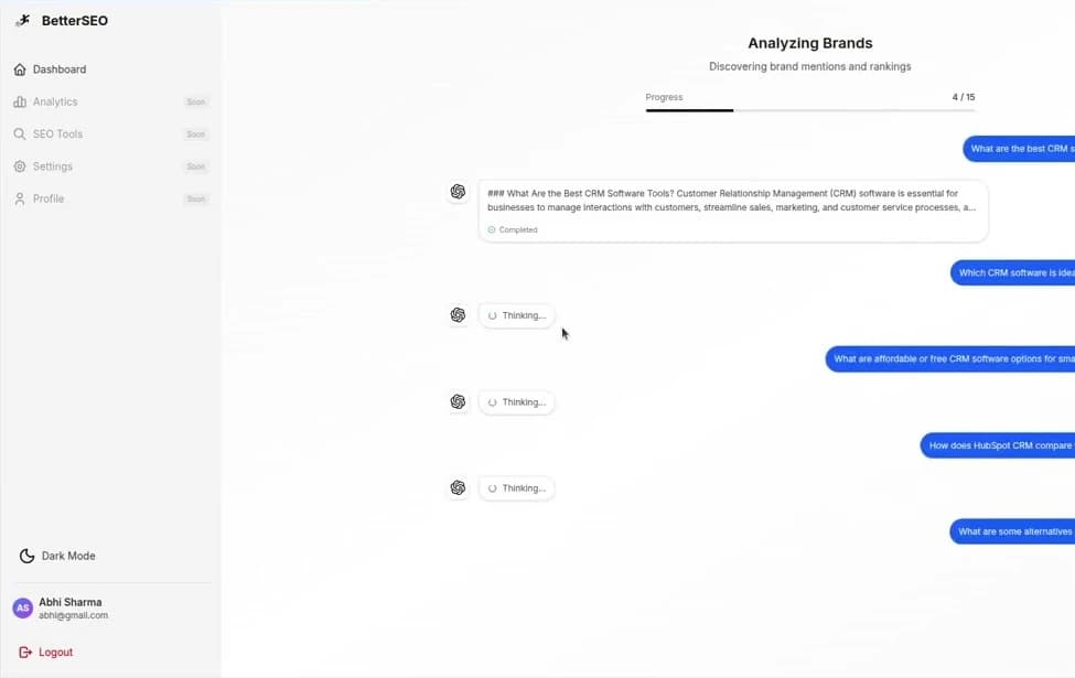 BetterSEO screenshot